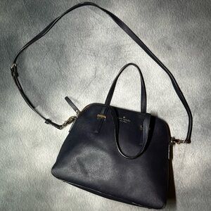 Kate Spade Navy Dome Satchel w/ detachable strap